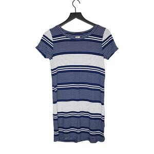 Hollister Blue/White Stripe T Shirt Dress Size XS